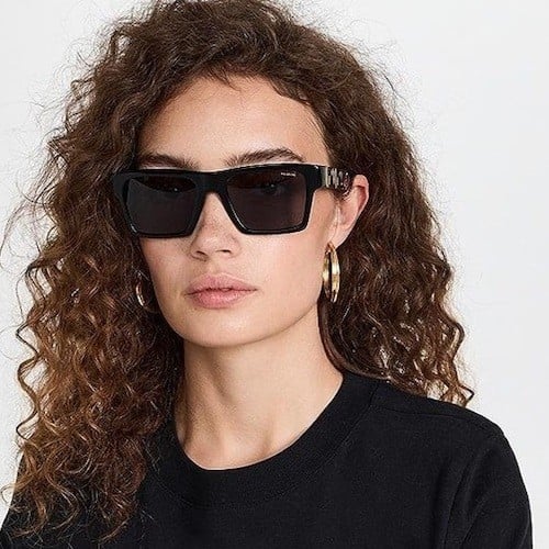 نظارات فيرزاتشي نسائي بشكل مستطيل | Versace Sungla...