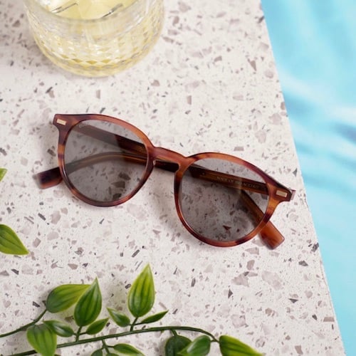 نظاره بوس بإطار بشكل شبه دائري | Boss Sunglasses