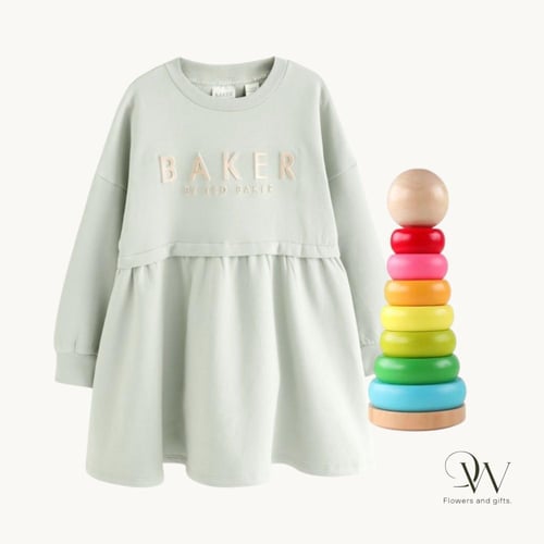 هدية مولودة فستان تيد بيكر