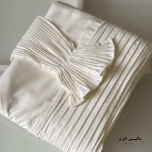 سجادة وشرشف صلاة مخيوط تصميم نخلة | هدايا رمضان