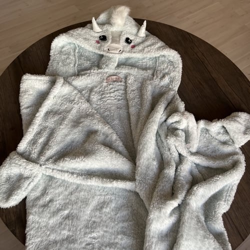 بطانية يونيكورن بغطا رأس وكفوف رقم c2