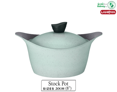 لاهويا قدر بغطاء مطلي بالسيراميك مقاس 20 سم 2.4 لت...