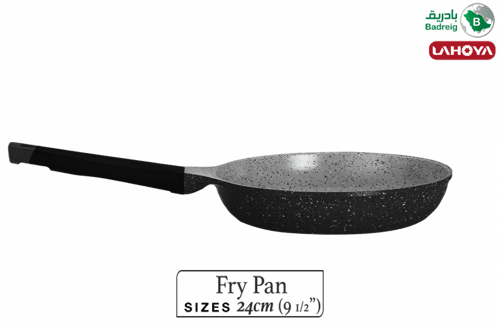 لاهويا طاوة قلي مطلية بالسيراميك مقاس 24 سم 1.9 لت...