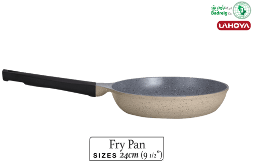 لاهويا طاوة قلي مطلية بالسيراميك مقاس 24 سم 1.9 لت...