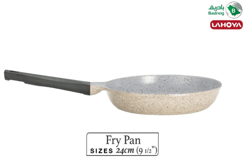 لاهويا طاوة قلي مطلية بالسيراميك مقاس 24 سم 1.9 لت...