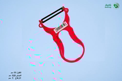 مبشرة بطاطس بلاستك احمر ميتالتكس