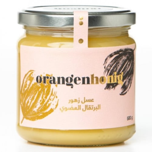عسل زهور البرتقال العضوي