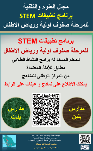سجل معلم نشاط ( برنامج تطبيقات stem ) للمرحلة صفوف...