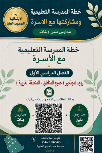الفصل الاول - خطة المدرسة الفصلية للبرامج والانشطة...