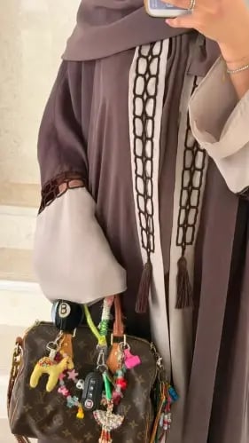 عباية حرير ياباني (موف نود)