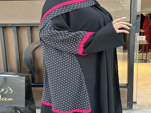 عباية polka فوشي