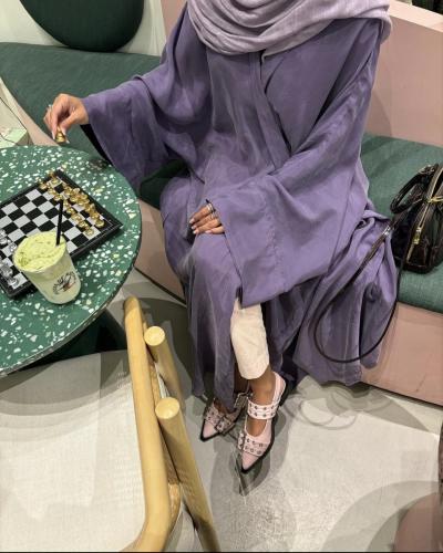 عبايه حرير مغسول ايطالي