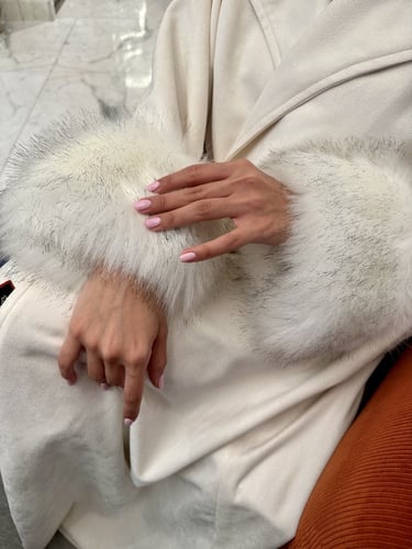 عبايه شامواه رسميه مع فرو