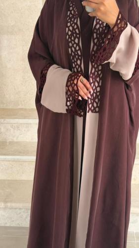 Washed Japanese silk, pomegranate color, and the bank.