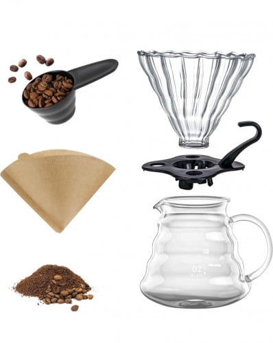 طقم في 60 لتحضير القهوة المختصة مجموعة من 4 قطع