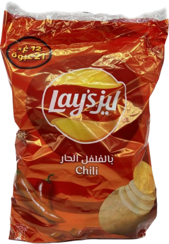 ليز بالفلفل الحار كيس 21عبوة ×12غ
