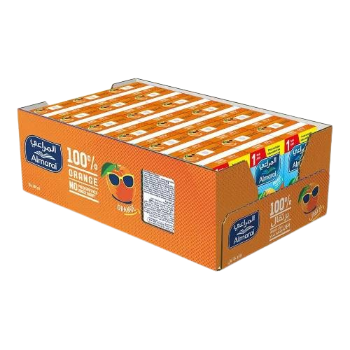 كرتون عصير برتقال والفواكه المشكلة من المراعي 18عب...