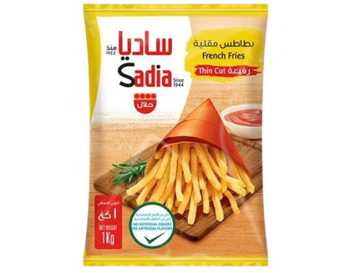 بطاطس مقلية رفيعة من ساديا 1كغم