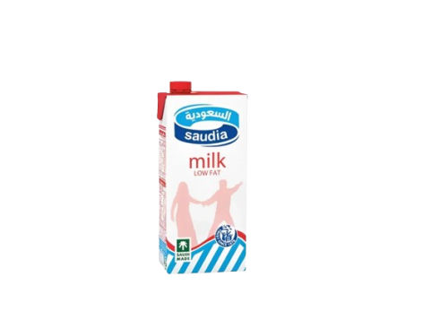 حليب السعودية قليل الدسم 1لتر