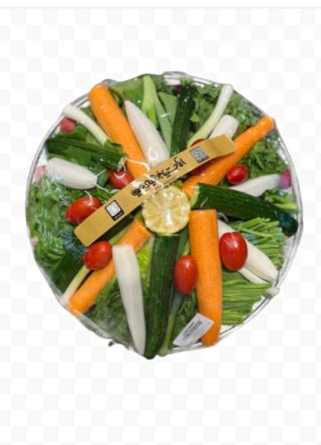 خضروات مشكلة صحن مدور