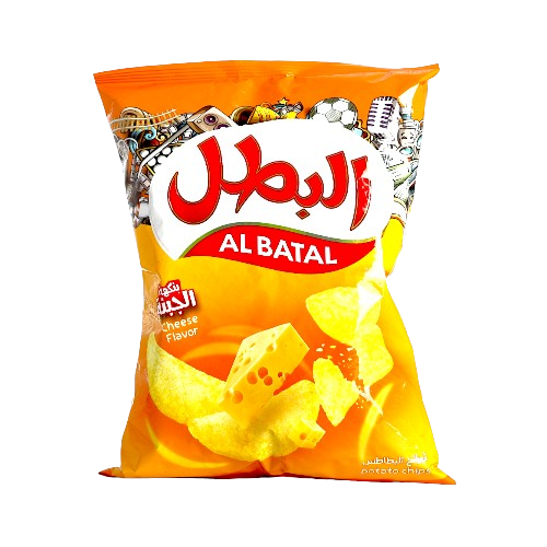 البطل شيبس بنكهة الجبنة عائلي