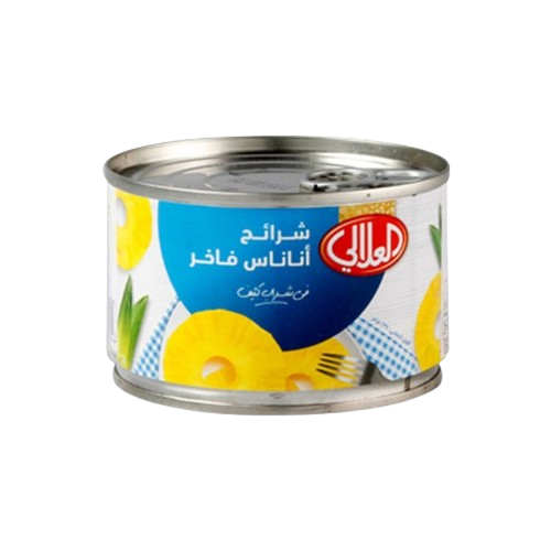 شرائح اناناس فاخر في شراب كثيف من العلالي 234غ