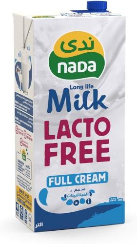 ندى حليب خالي اللاكتوز 1 لتر