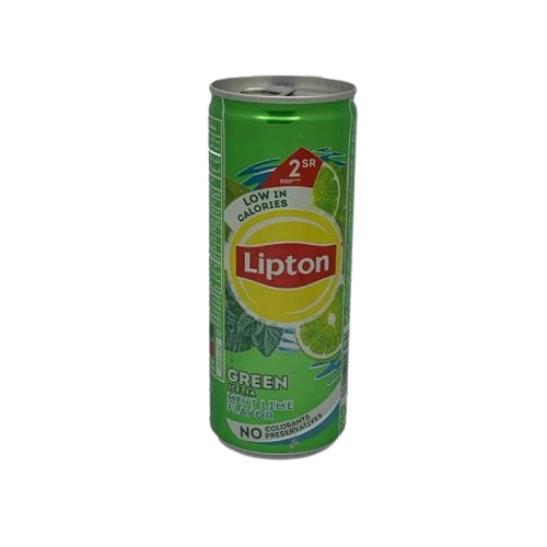 ليبتون شاي اخضر نكهة ليمون ونعناع 240مل