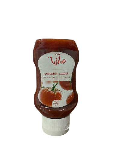 كاتشب الطماطم صافيا عذوب 340غ