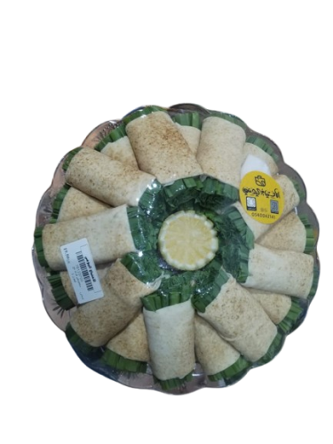 طبق ساندوتش كراث مع ليمون