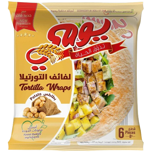 لفائف التورتيلا من يومي 6قطع