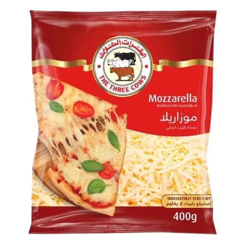 جبن موزاريلا البقرات الثلاث 400غ