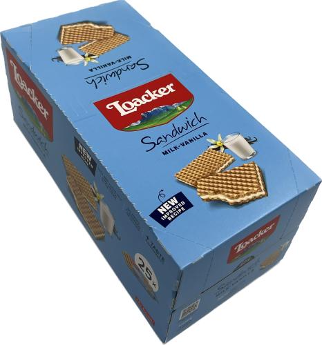 ويفر فانيليا ساندوتش من لواكر كرتون 25حبه