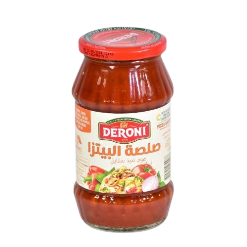 صلصة البيتزا هوم ميد ستايل من من ديروني 510غ