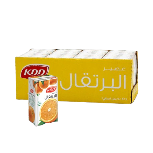 عصير برتقال كي دي دي كرتون 24 حبة ×180مل