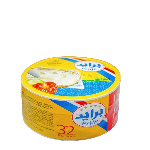 شبيه جبن مثلثات بطعم الشيدر من برايد 32قطعة