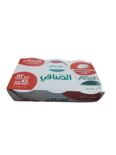 زبادي الصافي قليل الدسم شدة 6عبوات × 170غ