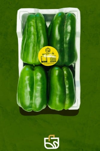 فلفل بارد اخضر فلين ربع