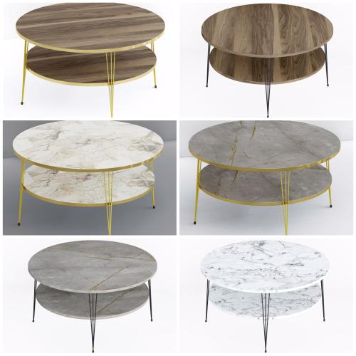 طاوله وسط دائريه دورين