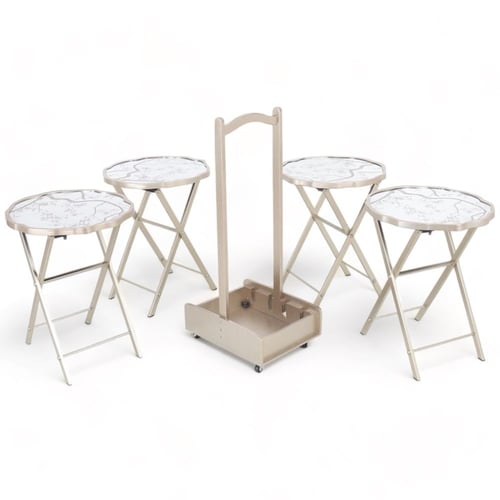 طقم عربيه مع طاولات تقديم