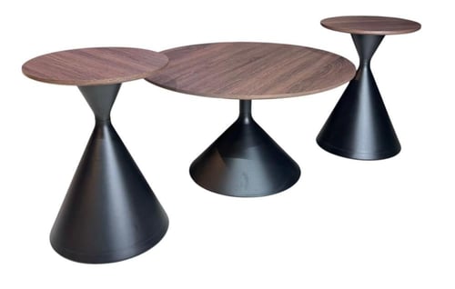 طقم طاولات قهوه عصريه 3 قطع