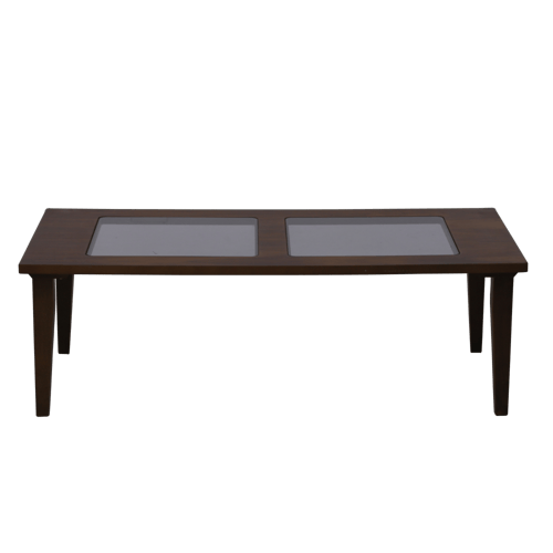 طاوله قهوه وسط لون بني تركي