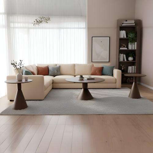 طقم طاولات قهوه عصريه 3 قطع