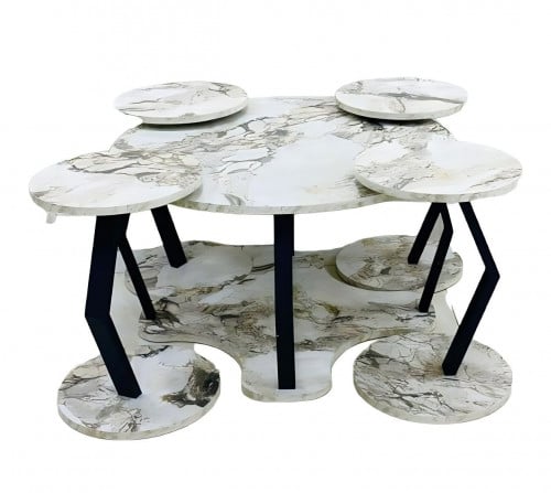 طقم طاولة قهوة دائريه مودرن