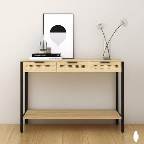 طاوله مدخل لون خشبي 120 سم