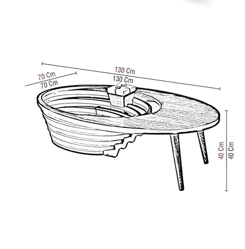 طاوله وسط ابيض تصميم مودرن انيق