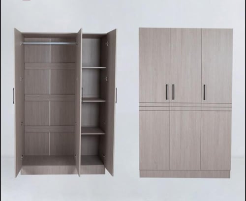 دولاب ملابس 3 ابواب بيج