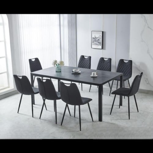طاوله طعام فخمه ٨ كراسي سطح سيراميك