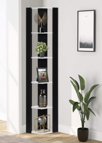 ارفف زاوية ابيض واسود