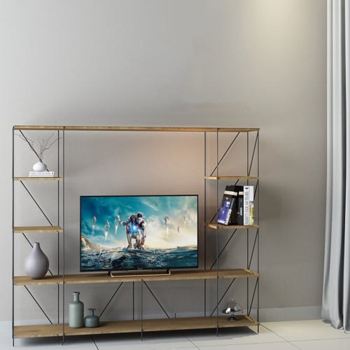 طاولة تلفاز ستايل مودرن خشبيه